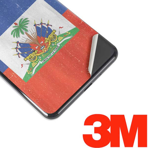 Haiti Flag Distressed Google Pixel 3 XL Skin